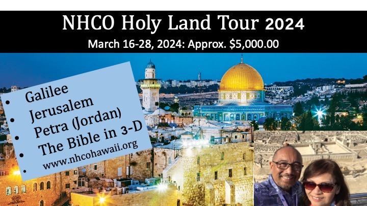 holy land tour january 2024